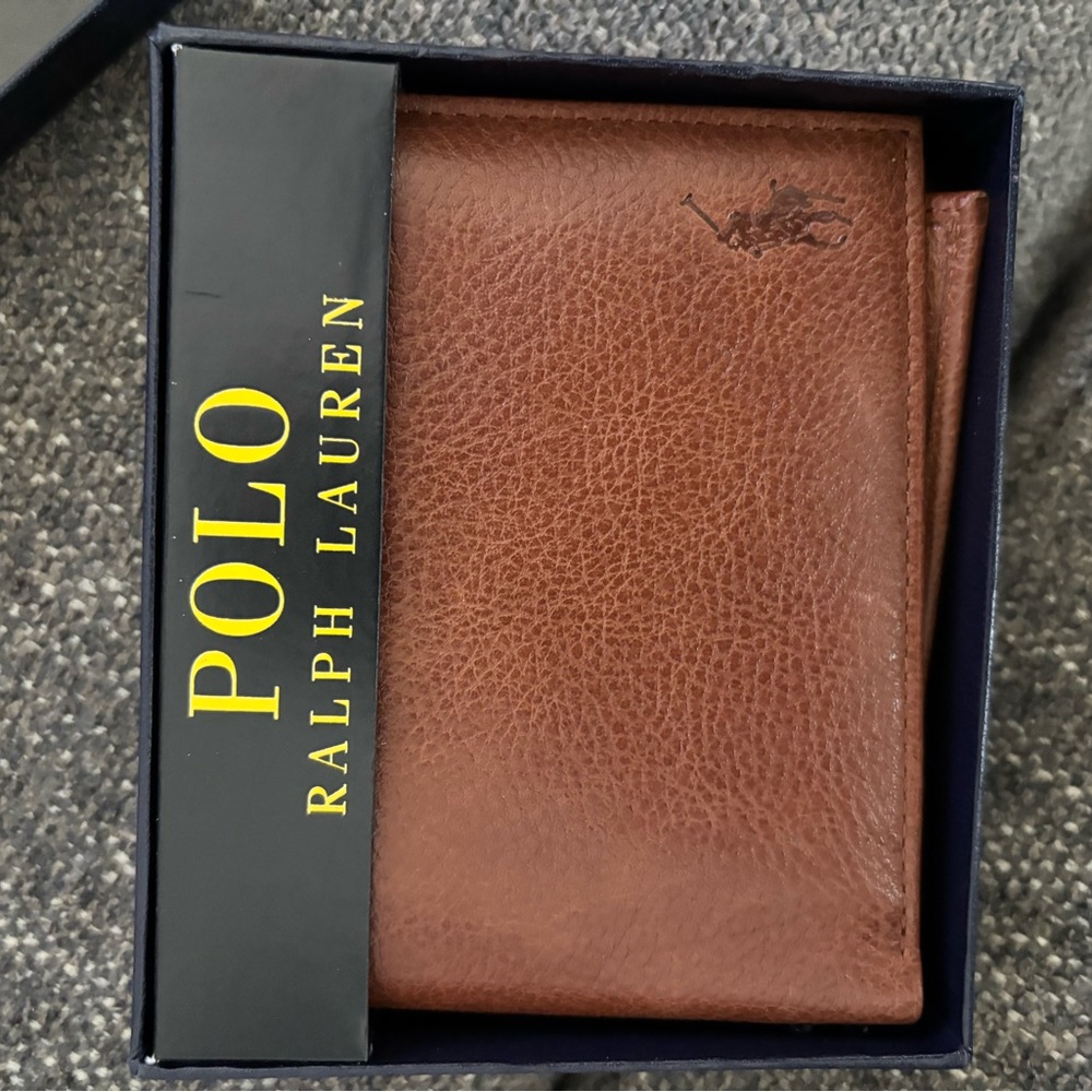 Ralph Lauren Black Leather Wallet